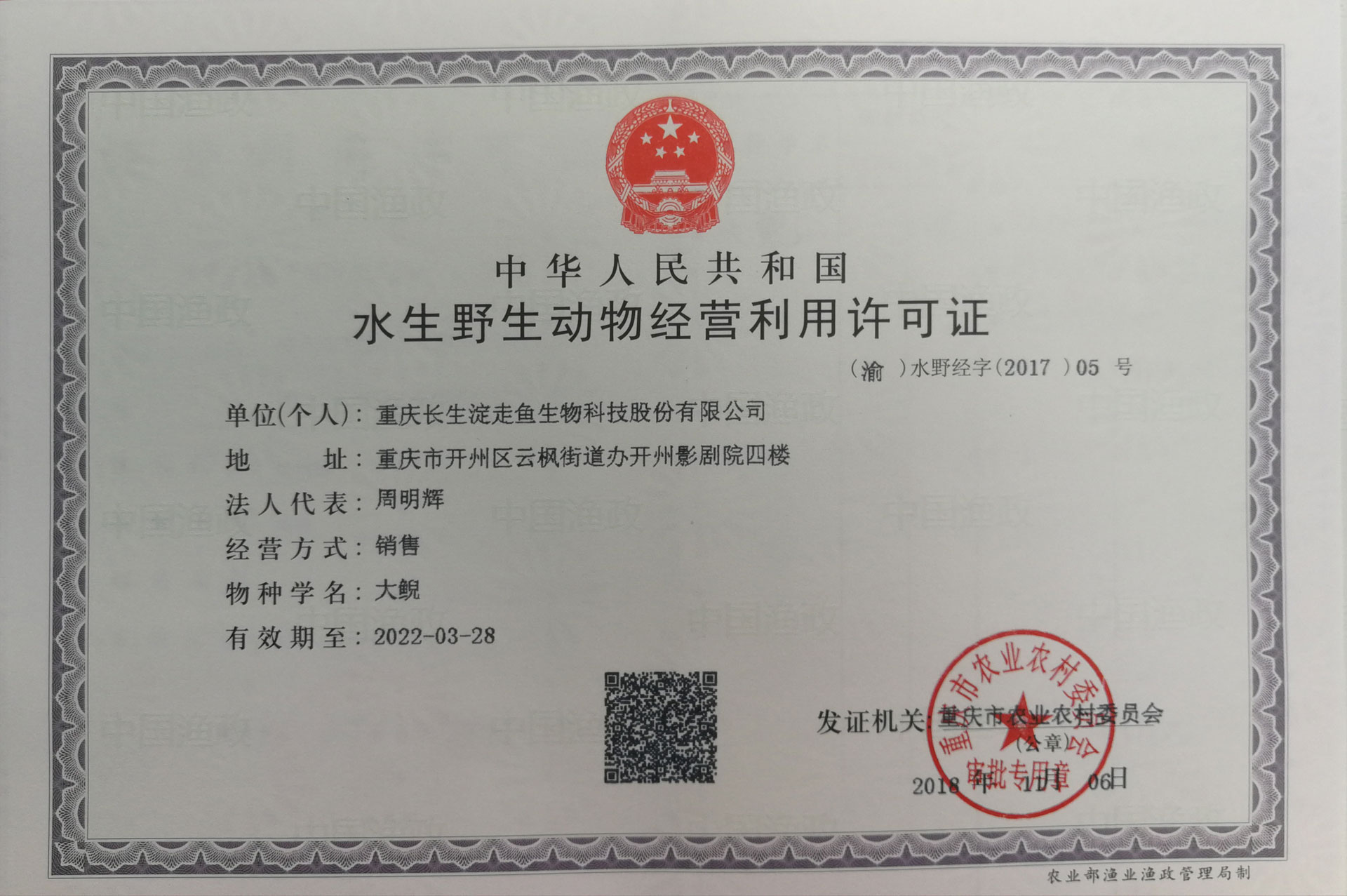 走魚(yú)生物大鯢經(jīng)營(yíng)利用許可證.jpg